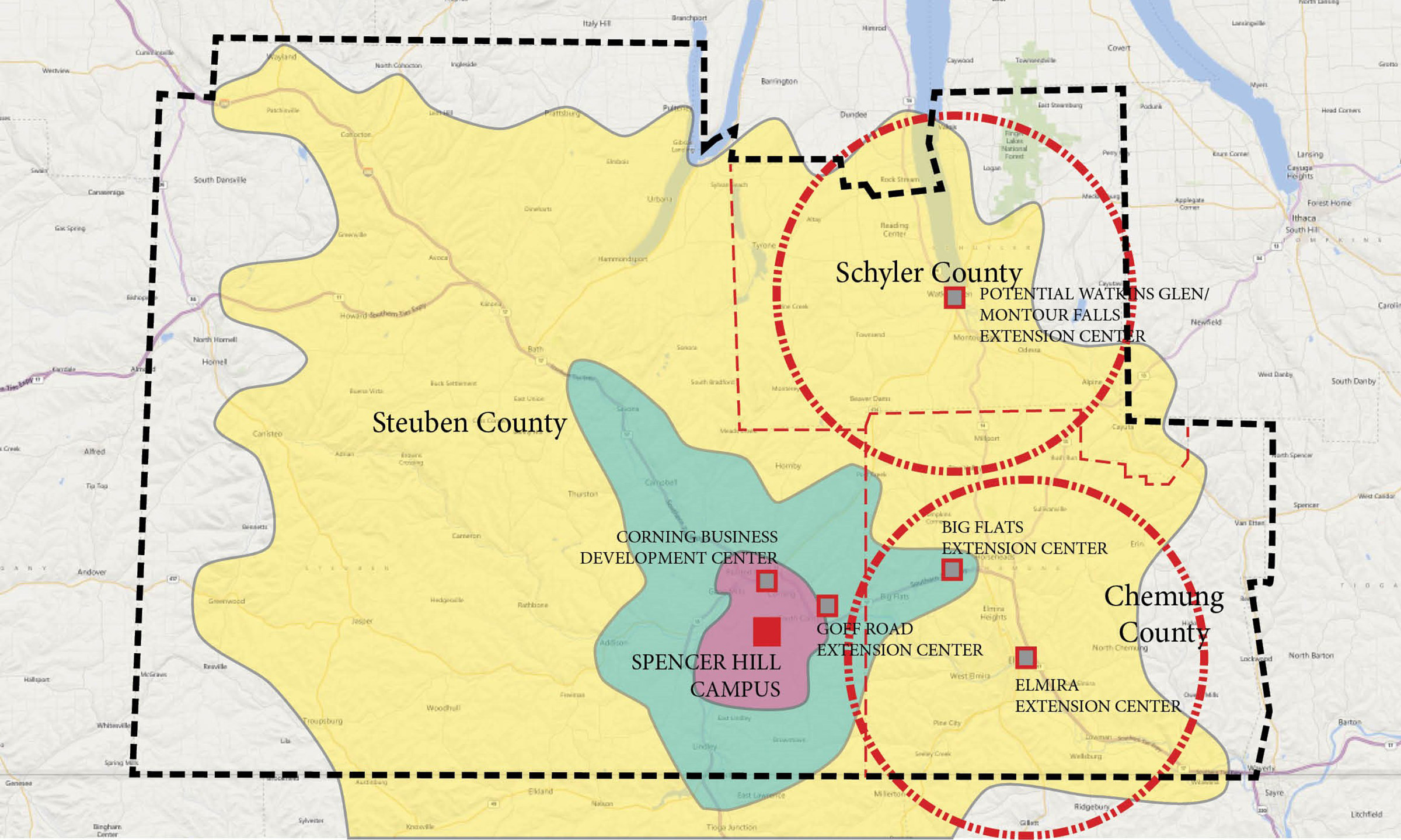 Corning Community College Map Corning Community College Master Plan - Swbr